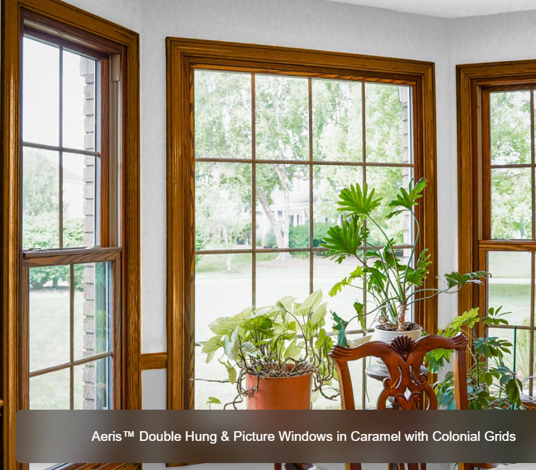 Wood-clad replacement window installed in Minneapolis home showing energy-efficient design and classic styling